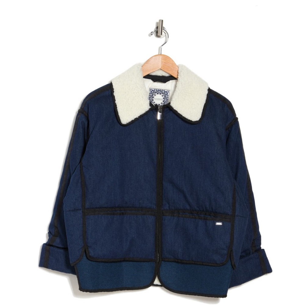 Scotch and soda padded denim bomber jacket - Picture 6 of 9